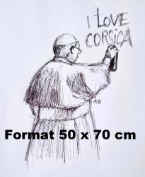 Affiche PAPA FRANCESCU IN CORSICA (2024) 50X70 CM