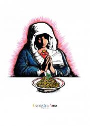 CENA ORA AMA mange prie aime (2026) 50X70 CM